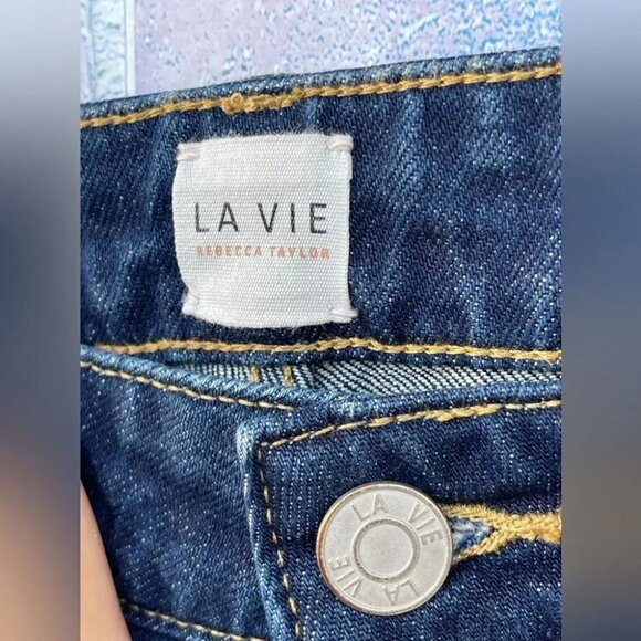 Rebecca Taylor La Vie Ruffle Hem Jeans 29 - Picture 9 of 9